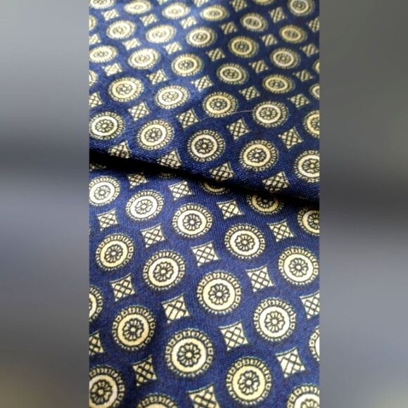 Satin Reversible Long Fringe Formal Scarf Men's - Picture 3 of 14